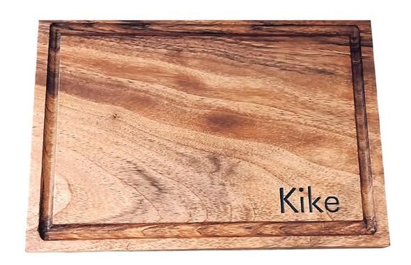 Tabla de Madera de Parota Personalizable con Grabado – Ideal para Regalo.