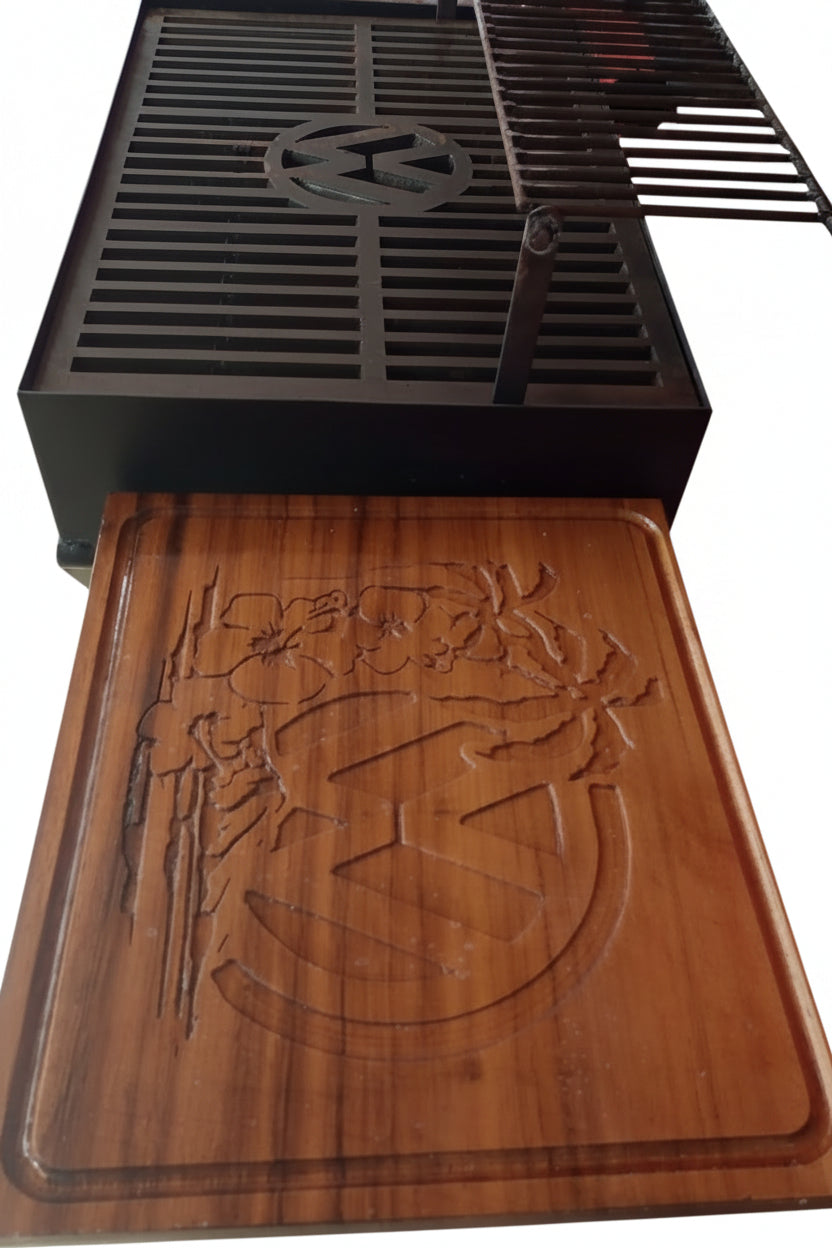 Asador con mesa