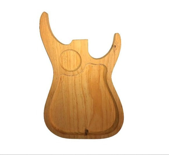 Tabla de Corte en Forma de Guitarra – Madera de Parota