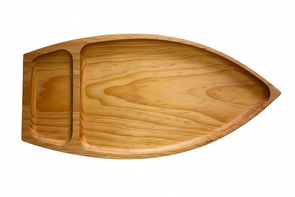 Set de 5 Tablas de Sushi en Madera de Pino (16 x 32 cm)