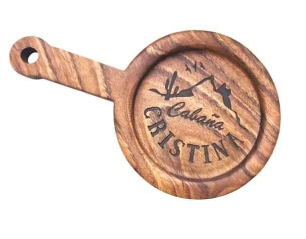 Tabla de Madera de Parota Modelo 100 – Para Sartén Caliente
